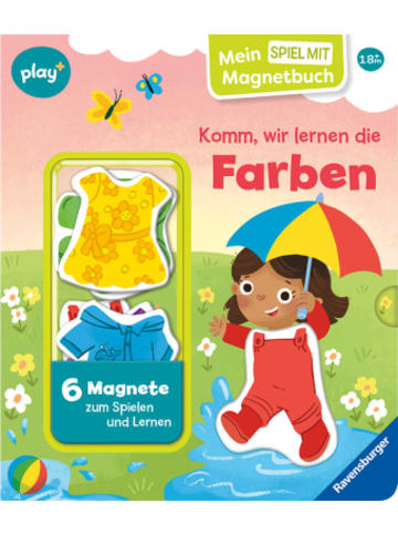 Ravensburger Verlag GmbH Buch - Play+ Mein Spiel mit-Magnetbuch Komm, wir lernen die Farben - ab 18 Mona