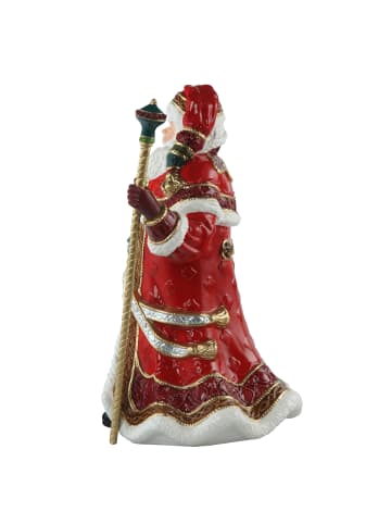 Goebel Figur " Santa mit Kranz und Stab " in Bunt