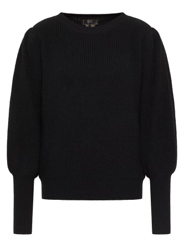 faina Damen Strickpullover in schwarz
