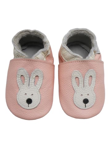 Bemesu Baby Krabbelschuhe aus Leder, weiche Lauflernschuhe mit rutschfester Sohle 