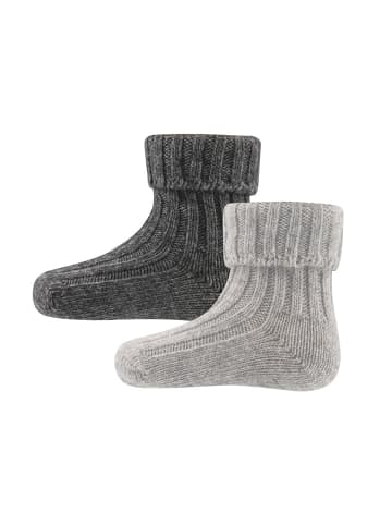 ewers 2er-Set Thermosocken 2er-Set Wolle in grau