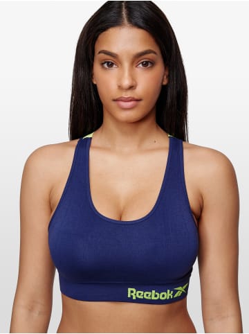 Reebok Crop-Top ALEXA in Vector Navy/Energy Glow