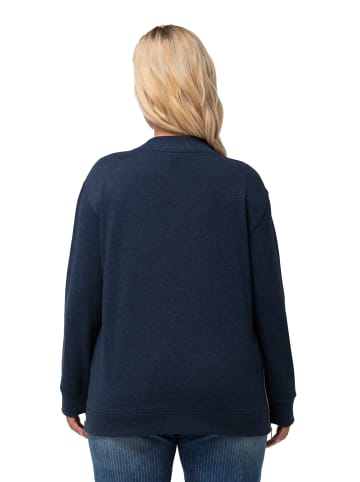 Ulla Popken Sweatshirt in dunkelblau