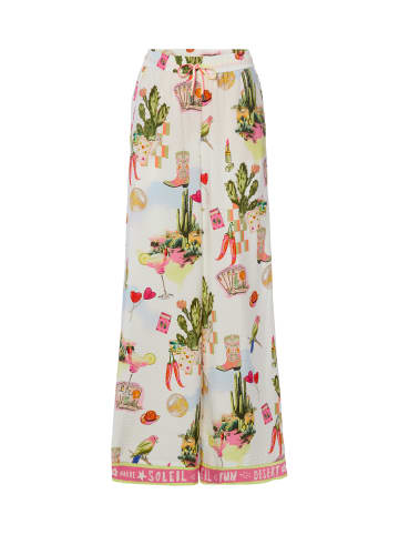 MARC CAIN SPORTS Hose in weiß mehrfarbig