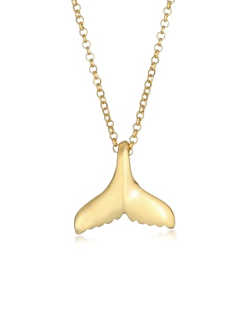 Elli Halskette 925 Sterling Silber Fisch in Gold
