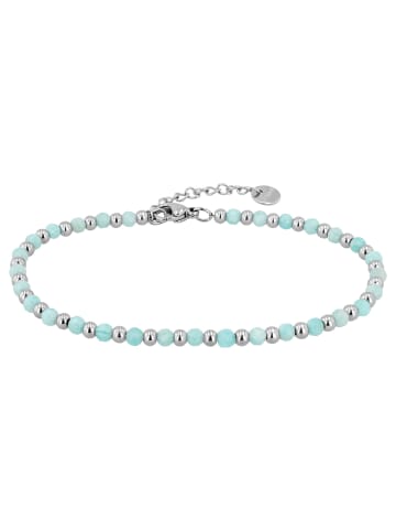 Adeliás Damen Armband aus Edelstahl 17 cm in silber