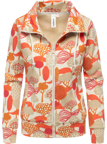 ragwear Sweatjacke Ronette Print in Sand