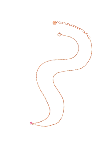 Glanzstücke München Halskette Sterling Silber Turmalin in roségold