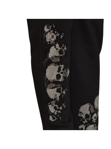 Roberto Geissini Silver Skull Jogginghose Schwarz