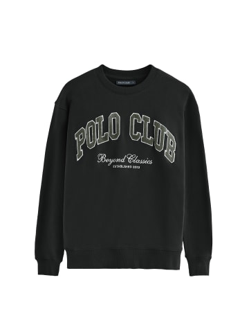 Polo Club Sweatshirt in Schwarz