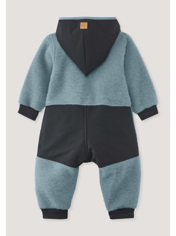 Hessnatur Wollfleece Overall in gletscherblau
