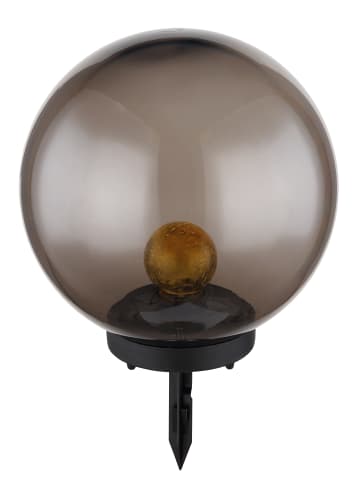 Globo lighting Solarleuchte "SOLARLEUCHTE KUNSTSTOFF SCHWARZ, 1XLED" in black