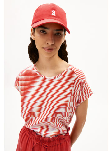 armedangels T-Shirt Oneliaa Lovely Stripes in koralle