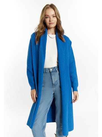 IZIA Damen Long Cardigan in Blau
