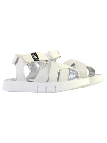 Calvin Klein Kinder-Sandalen aus Jeansleder Schwarz