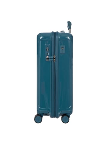 BRIC`s Positano - 4-Rollen Kabinentrolley 55 cm USB (emerald green) in oktan