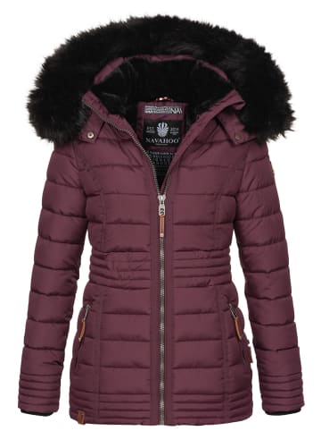 Navahoo Winterjacke Navahoo Umay Princess Damen Winterjacke in Weinrot