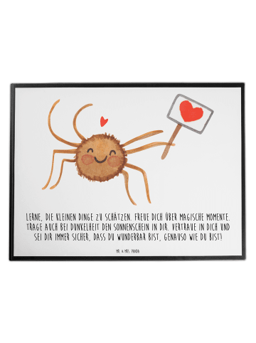 Mr. & Mrs. Panda schreibtischunterlage Spinne Agathe Motivation ... in Weiß