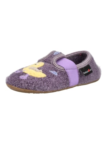 HAFLINGER Hausschuhe EVEREST QUAK QUAK in Aubergine