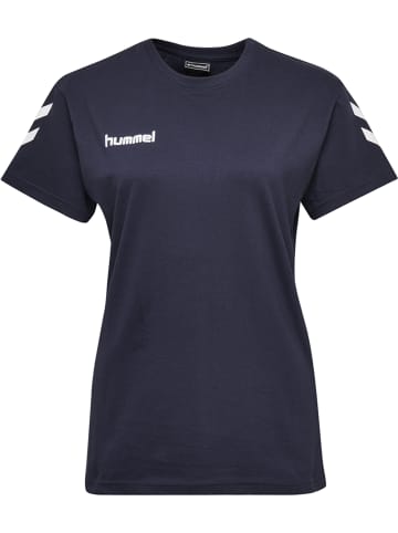 Hummel T-Shirt S/S Hmlgo Cotton T-Shirt Woman S/S in MARINE