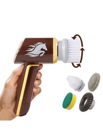 MediaShop elektrische Reinigungsbürste Horsepower Scrubber in Braun