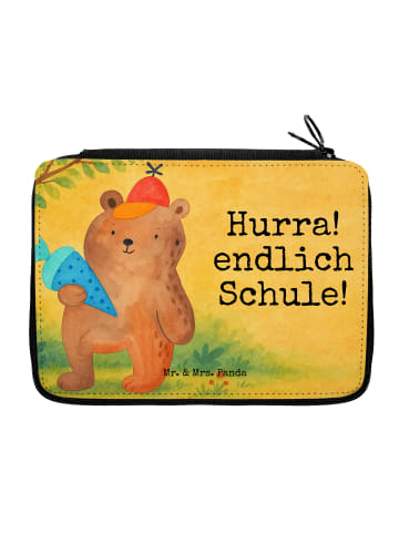 Mr. & Mrs. Panda Federmappe Bär Schultüte Design mit Spruch in Weiß