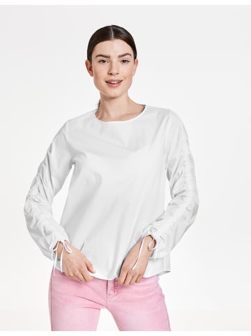 TAIFUN Bluse Langarm in Weiß