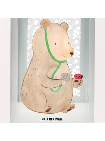 Mr. & Mrs. Panda Laterne Bär Arzt ohne Spruch in Transparent