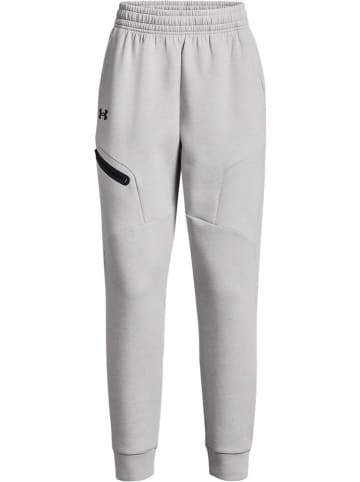 Under Armour Sweat Pant "Unstoppable Flc Jogger" in Grau