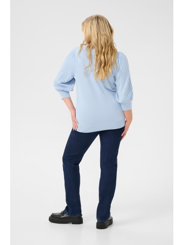 KAFFE curve Strickpullover KCloni in Soft Chambray