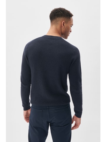 Matinique Strickpullover MAlagoon Gerade Passform in Dark Navy Melange