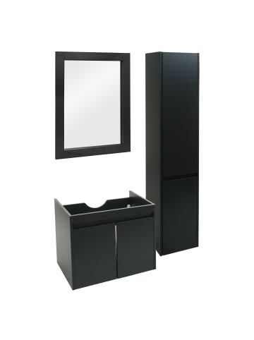 MCW Badezimmerset L86, Schwarz