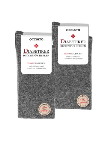 Occulto 10er Pack Diabetikersocken Goetz 10Gry 39-42