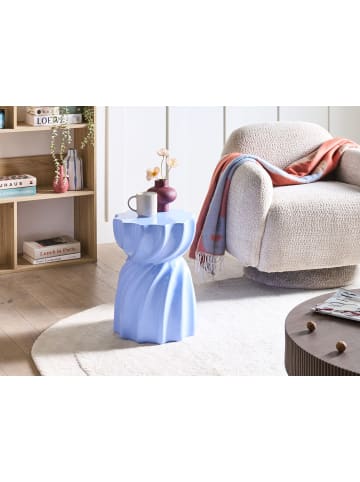 Beliani Beistelltisch ALGUA in Blau - (W) 35 x (H) 48 x (L) 35 cm