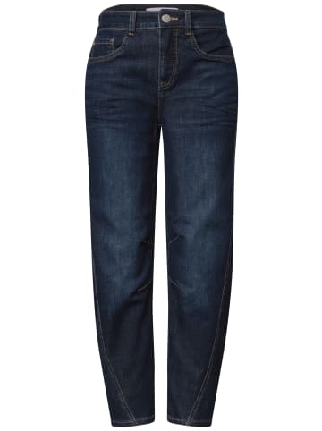 Street One Barrel Jeans Style Karlie in Dark Blue Washed