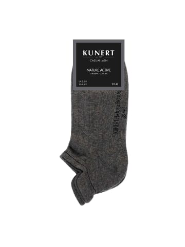 Kunert Sneakersocken Nature Active sportlich in Silver-mel.