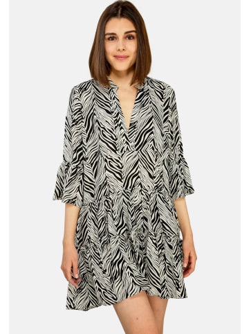 TOOCHE Kleid "Zebra 1" in Schwarz