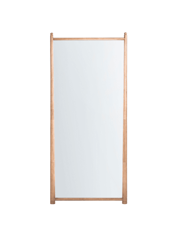 Beliani Wandspiegel CANET in Braun - (W) 90 x (H) 200 x (L) 8 cm Vertikal