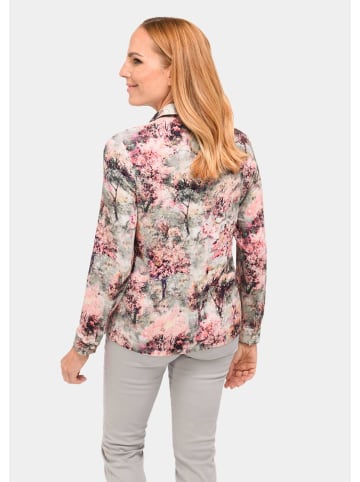 GOLDNER Weiche Jerseybluse mit wundervollem Druck in bunt / gemustert