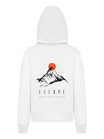 F4NT4STIC Hoodie Escape Discover the World Mountain in weiß