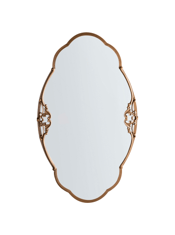Beliani Wandspiegel EPANNES in Gold - (W) 49 x (H) 84 x (L) 3 cm