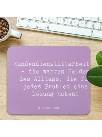 Mr. & Mrs. Panda Mouse Pad Spruch Kundendienstmitarbeiter Helden... in Lavendeltraum