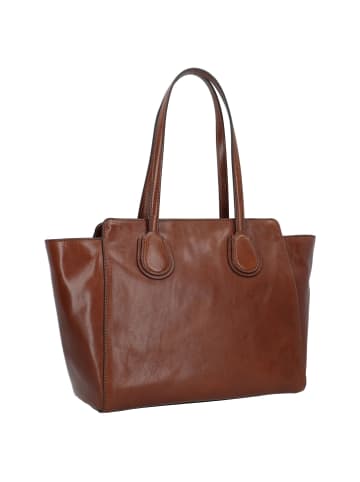 The Bridge Elettra Shopper Tasche Leder 44 cm in marrone