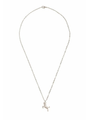 Gemshine Halskette Einhorn in silver coloured