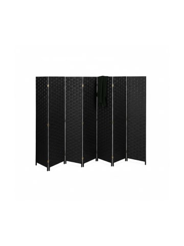 relaxdays Paravent in Schwarz - (B)320 x (H)170 cm
