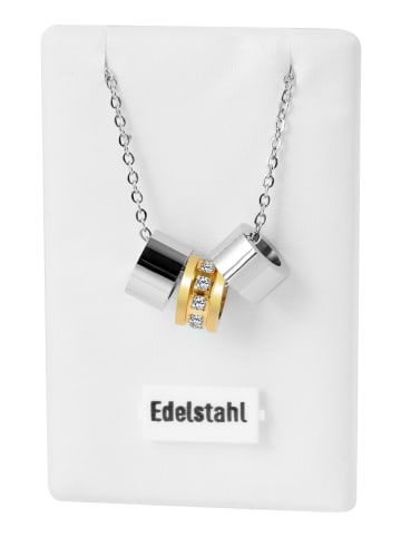 Adeliás Damen Halskette mit Anhänger – aus Edelstahl in silber