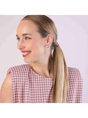 Lucardi 925 Silber Ohrringe Asymmetrisch