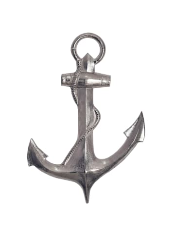 FineBuy Wanddekoration in Silber / Aluminium / 47x4x70