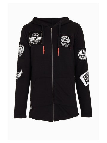 Cipo & Baxx Sweatjacke in schwarz