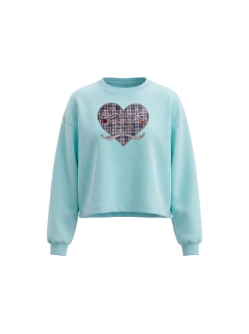 myMo Women Sweatshirt in Aqua